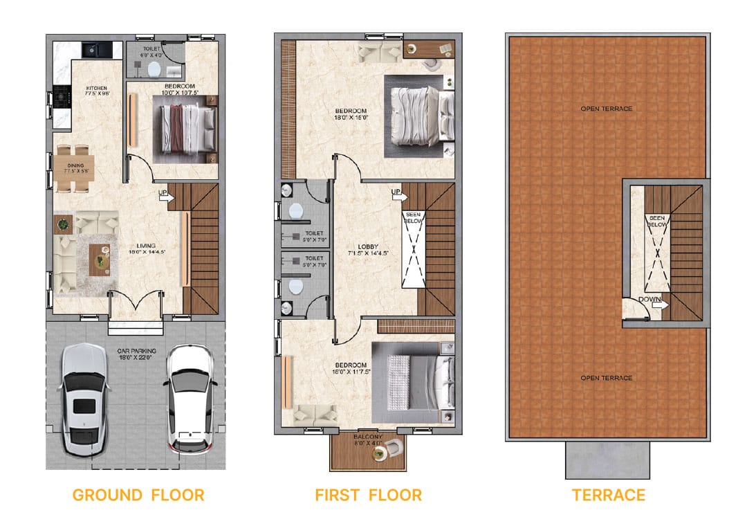 Malo Armonique 47 Malo Armonique Floor Plan 3 BHK / 4 BHK